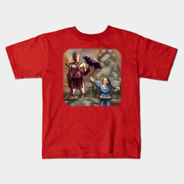 Fantasy Film Crossover Sequel Kids T-Shirt by Whatever Happened to Pizza at McDonalds
